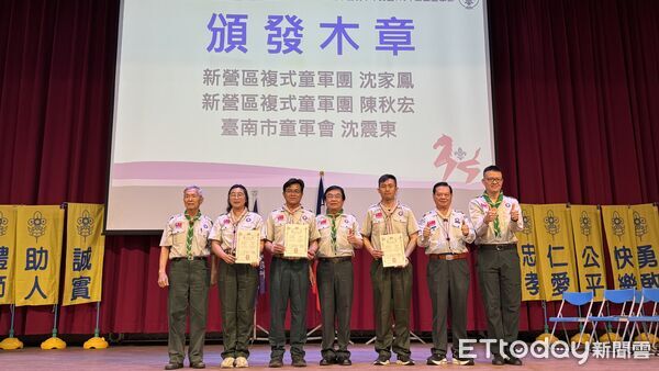 ▲台南市31校團、671名童軍夥伴齊聚台南海事，參與三五童軍節活動。（記者林東良翻攝，下同）