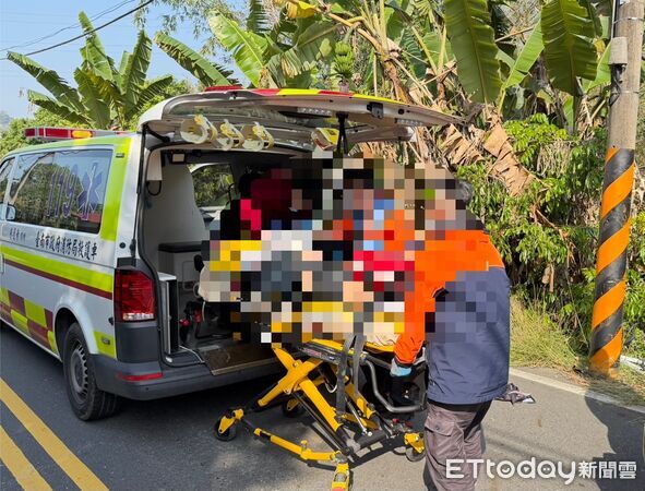 ▲台南市左鎮區發生自行車自撞電線桿事故，14歲少年送醫不治。（民眾提供，下同）