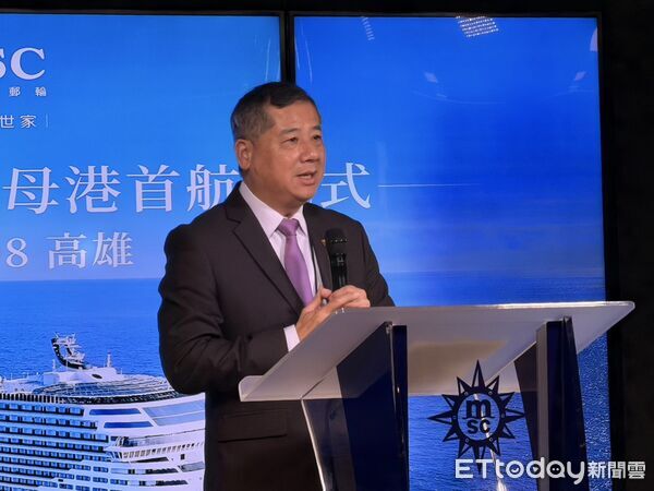 ▲臺灣港務公司總經理王錦榮。（圖／記者許宥孺攝）