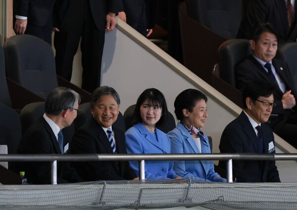 ▲日本隊迎來在德仁天皇、雅子皇后與愛子公主親臨觀賽，睽違60年後再有「天覽試合」 。（圖／讀賣新聞社提供）