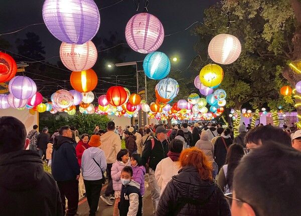 ▲2026桃園燈會167萬人次參觀