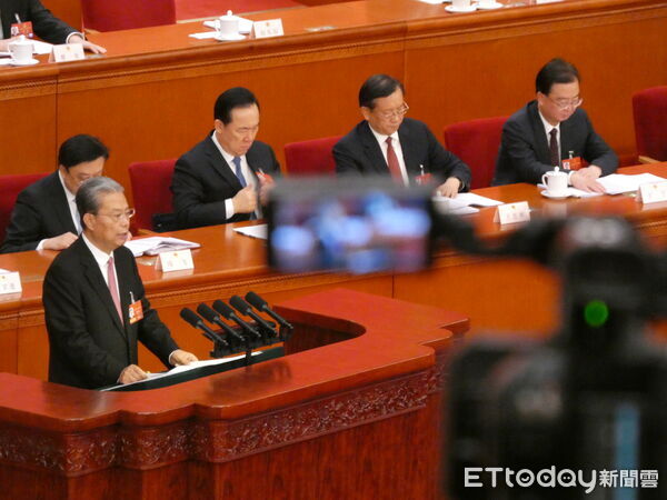 ▲▼大陸全國人大常委會委員長趙樂際。（圖／記者陳冠宇攝）