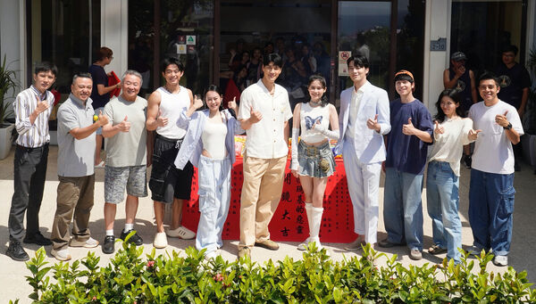 ▲影集《沙瑪基的惡靈》開鏡，集結羅宏正、宋偉恩、凌悅熹、睦媄、初孟軒、林孫煜豪、孔令元等。（圖／答人文創提供）