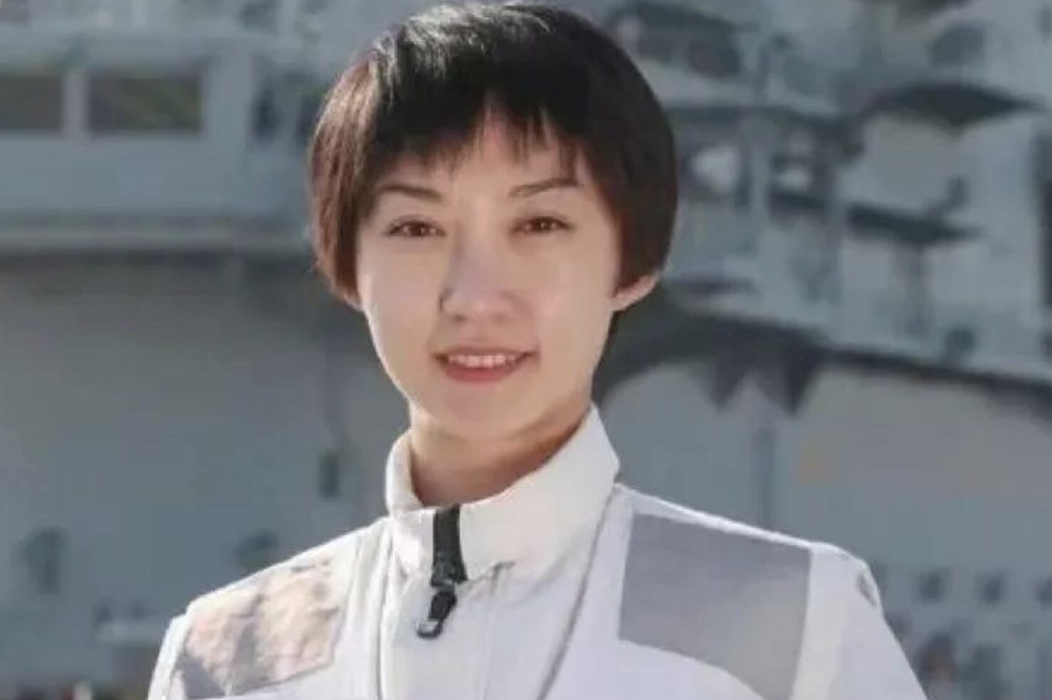 ▲朱悅萌是首批上航母的女性官兵之一。（圖／翻攝央視）