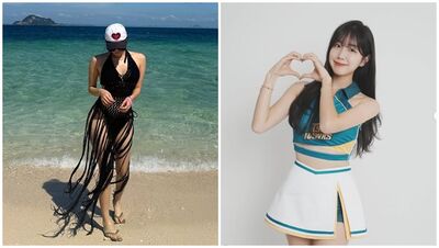 安芝儇「整件泳裝都是洞」前後左右全露！轉過身⋯背後只剩一條線