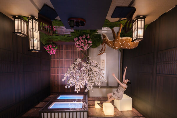 ▲MITSUI OUTLET PARK林口即日起換上浪漫花造景。（圖／MITSUI OUTLET PARK林口提供）