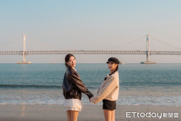 ▲▼星宇航空邀請韓籍「Fubon Angels」成員珉貞、晧禎擔任釜山航線大使。（圖／星宇航空提供）