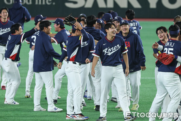 ▲WBC韓國隊以7：2擊敗澳洲隊晉級複賽。（圖／記者林敬旻攝）