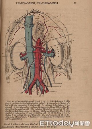 ▲1868年出版的《大學工尺譜詩調課本》，以台灣傳統工尺譜記錄西方聖詩，被視為早期宗教文化在地化的重要見證。（記者林東良翻攝，下同）