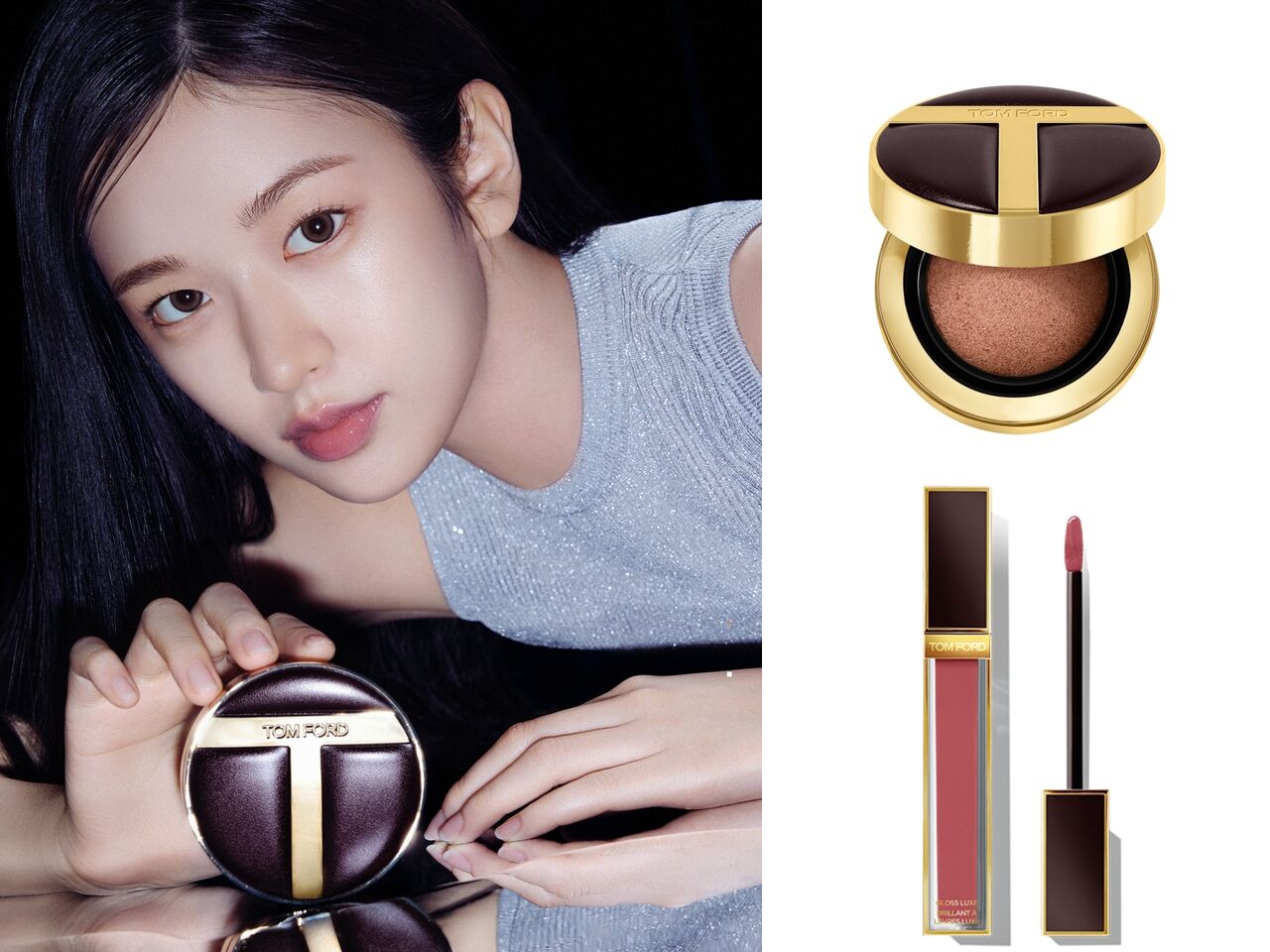 TOM FORD,媚比琳,IVE,安俞真,陳華,美妝。（圖／品牌提供）
