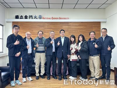 旅居汶萊僑領林明傑返鄉訪金大　清寒獎助學金已13學子受惠