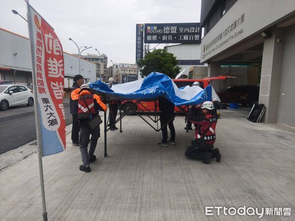 ▲台南市消防局第六大隊辦理指揮幕僚訓練，強化災害現場指揮與支援能力。（記者林東良翻攝，下同）