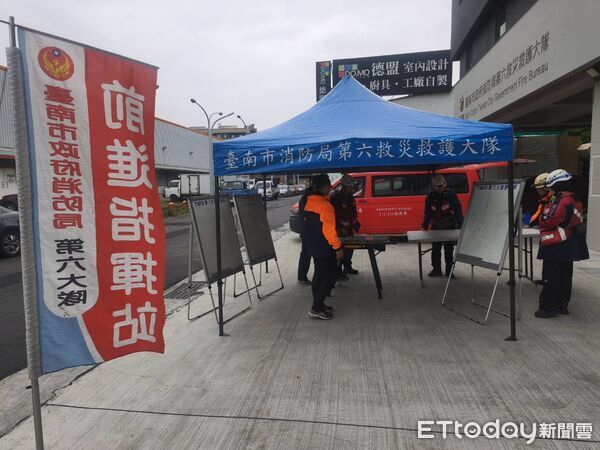 ▲台南市消防局第六大隊辦理指揮幕僚訓練，強化災害現場指揮與支援能力。（記者林東良翻攝，下同）