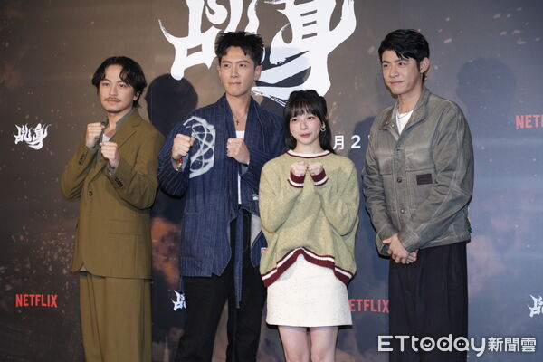 ▲▼《乩身》媒體試映聯訪，柯震東、王柏傑、陳姸霏、楊銘威、導演管偉傑、特效指導郭憲聰。（圖／記者湯興漢攝）