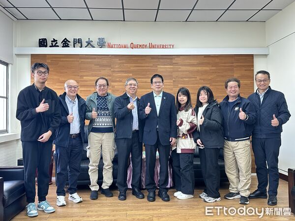 ▲▼旅居汶萊僑領林明傑與李明蓉伉儷設立清寒獎助學金，金門大學已有13名學生受惠。(圖／國立金門大學提供)