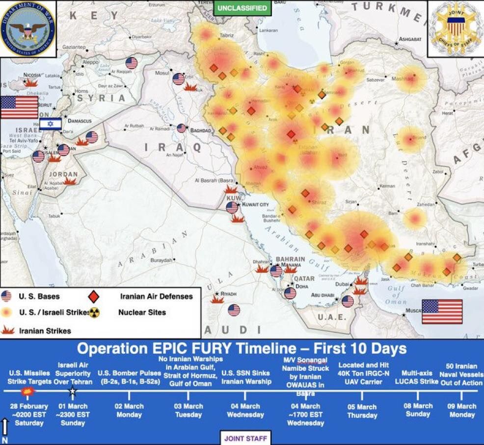 ▲▼美國將對伊朗發動「最猛攻擊」　防長：戰事全由川普決定。（圖／翻攝美國戰爭部）