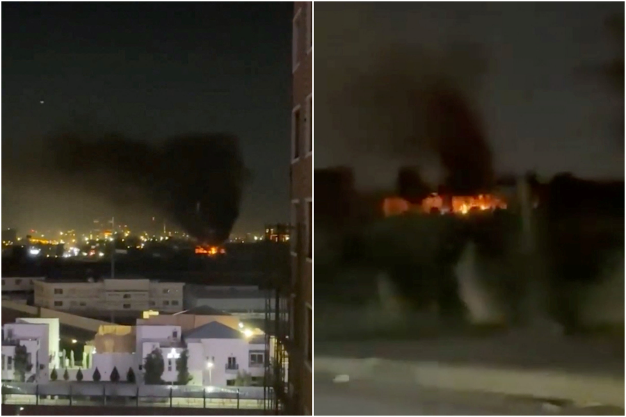 ▲▼ 阿聯酋駐伊拉克艾比爾領事館9日遭無人機攻擊。（圖／路透）