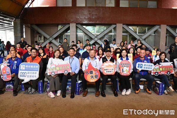 ▲仁愛鄉萬豐、都達、發祥消防站聯合啟用典禮。（圖／記者高堂堯翻攝）