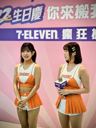 ▲斐棋與希美今天出席活動。（圖／記者葉文正攝）