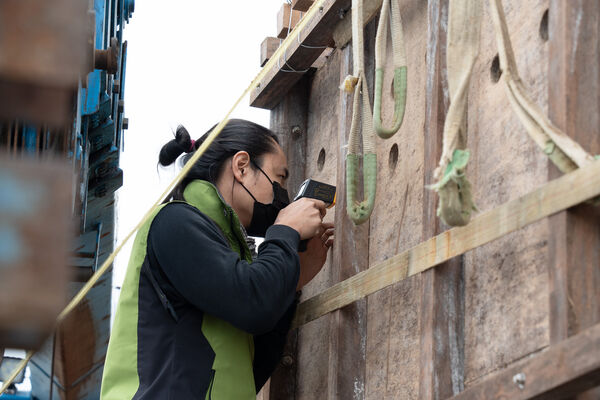 斑馬樹格登搬家。（圖／台北市立動物園提供）