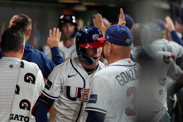 ▲經典賽，美國隊交手義大利隊            。（圖／達志影像／美聯社）