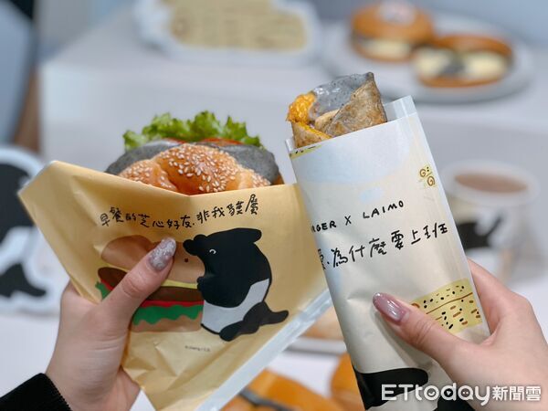 ▲▼連鎖早餐品牌「拉亞漢堡」攜手超人氣IP「馬來貘LAIMO」展開聯名活動，。（圖／記者蕭筠攝）