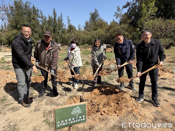▲▼金門國家公園管理處於山后船型堡停車場舉辦115年度植樹節活動。（圖／記者鄭逢時攝）