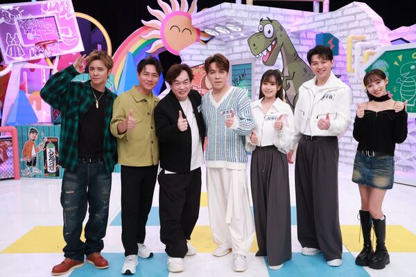▲▼陳隨意、康康、許志豪、杜忻恬、李子森登上《綜藝OK啦》。（圖／中天電視提供）