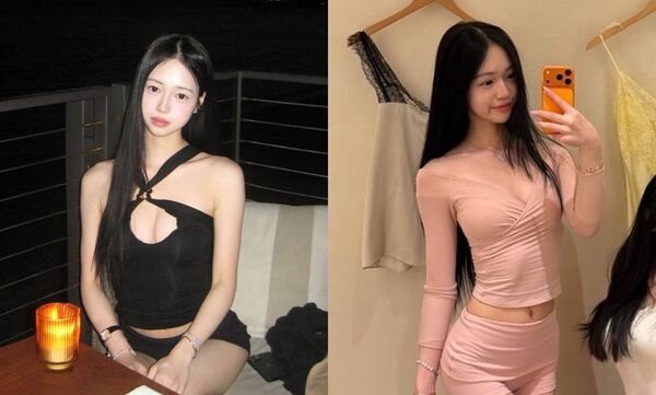 21歲國產車廠千金Michelle身材纖細，常在社群分享辣照秀身材。（翻攝michelleyen__ IG）