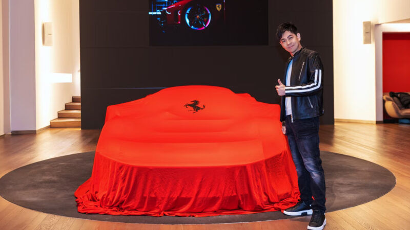 ▲台灣藝人林志穎夢幻車款再加1！喜提法拉利F80超跑。（圖／翻攝自Ferrari）