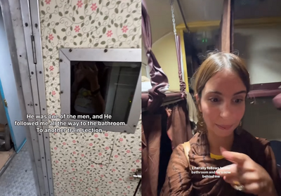 女遊客印度搭火車遇恐怖騷擾　陌生男「尾隨到廁所」試圖開門