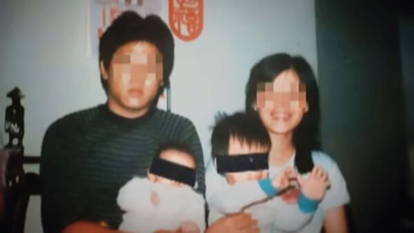 吳女（右）19歲時與姚姓丈夫（左）結婚，2人育有1子1女。（翻攝畫面）