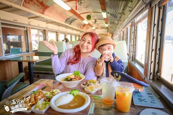 ▲▼新幹線列車站火車餐廳。（圖／部落客滿分的旅遊札記授權提供）