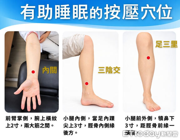 ▲▼      助眠穴位       。（圖／恩主公醫院提供）