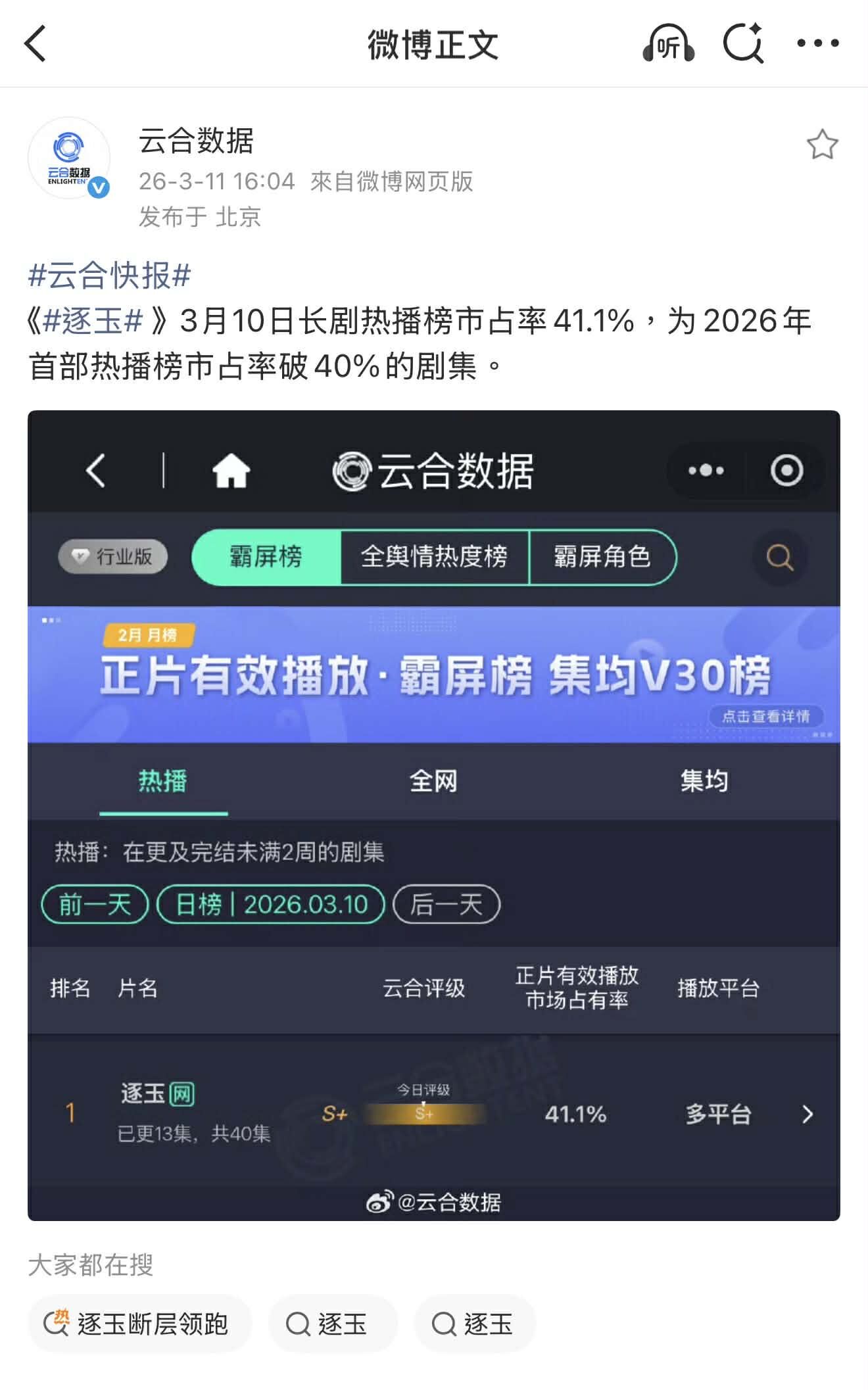 ▲▼《逐玉》7看點整理。（圖／翻攝自微博）
