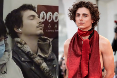 才剛賣完霉豆腐！「甜茶」現身北京地鐵　網苦笑：明星也一身班味