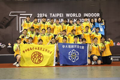 台灣首日掃3金3銀3銅！台北世界室內拔河賽景美女中全勝封后