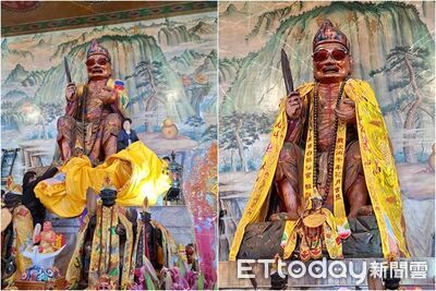 亞洲最大木雕！嘉義南恩禪寺濟公換新衣　身披「五龍浮雕」戰袍