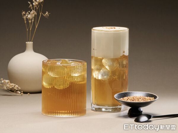 ▲▼「KUNG FU TEA功夫茶」推出全新無咖啡因「金穀蕎麥系列」。（圖／KUNG FU TEA功夫茶提供）