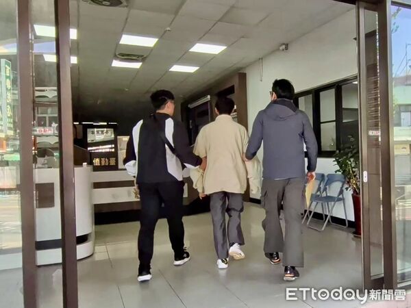 ▲刑事局科技犯罪防制中心與台南市警局合作，迅速查出假冒失聯飛官辛柏毅發文的施姓男子到案說明。（記者林東良翻攝，下同）