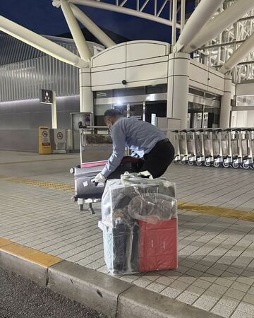 ▲▼蔡阿嘎福岡遇暖心運將！1句話讓他鼻酸。（圖／翻攝自Facebook／蔡阿嘎）