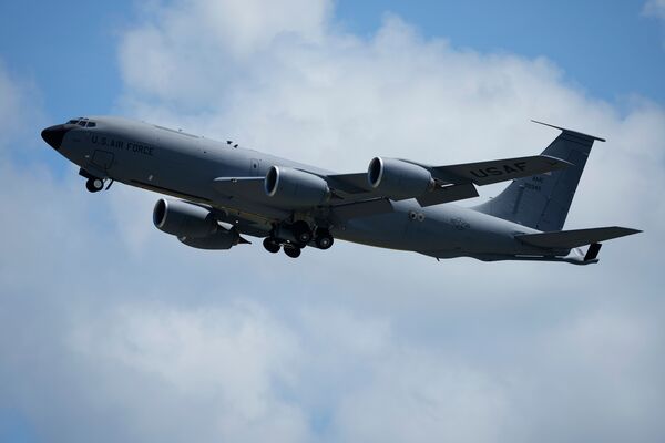 ▲▼ 美軍KC-135「同溫層加油機」（Stratotanker）。（圖／達志影像／美聯社）