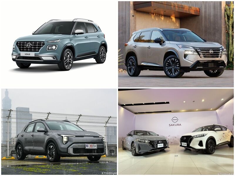 ▲本周有不少國民新車搶版面！Nissan、Hyundai、Kia互相較勁。（圖／翻攝自各車廠、資料照）