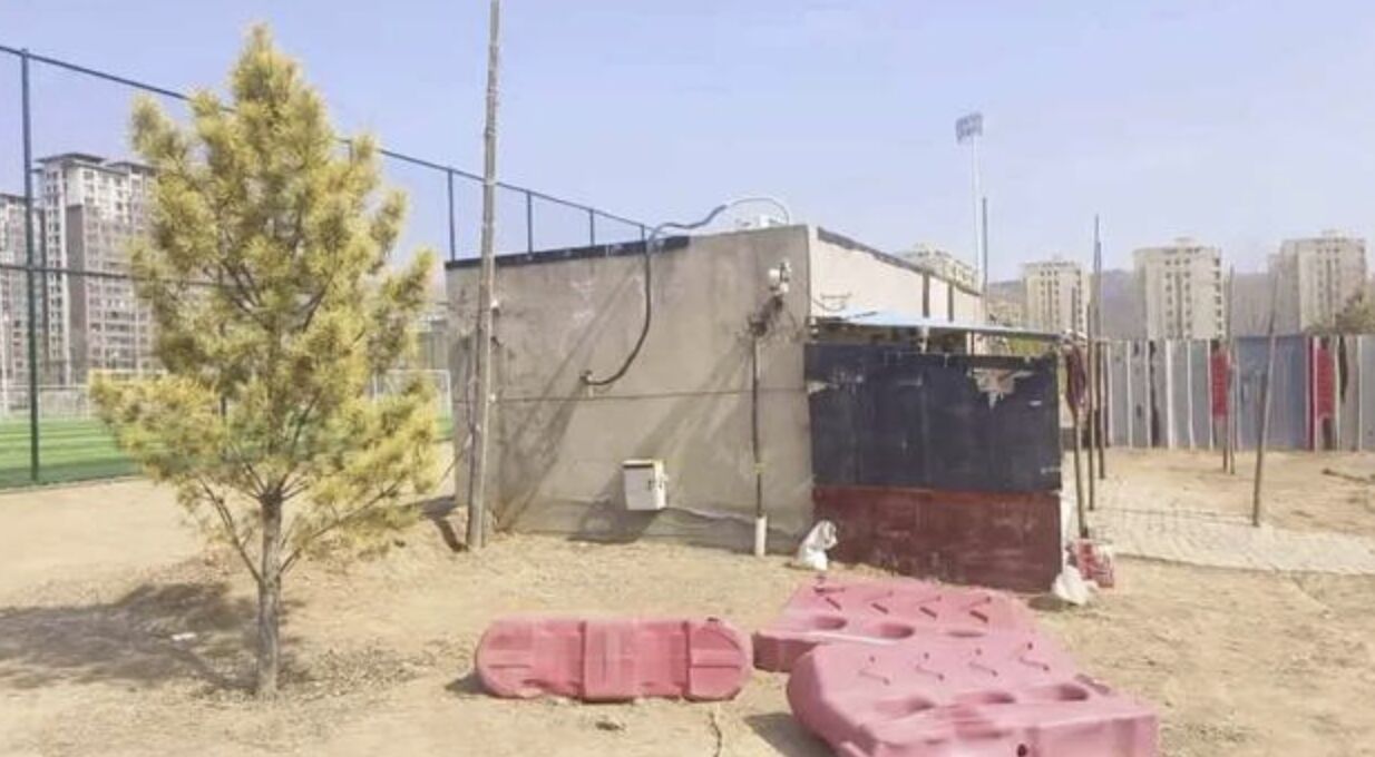 ▲河北張家口萬全區西豪麗景小區內的「機井房」。（圖／翻攝大風新聞）