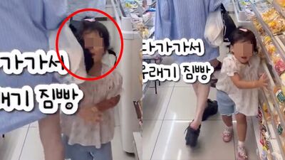 又是日本撞人族！韓母女逛超商「遭連續衝撞」　包包狠砸女童臉部