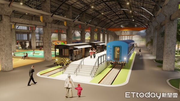 ▲▼ 占地1.5公頃！高雄首座半室內親子樂園拚6月完工　園內設施曝光。（圖／記者賴文萱翻攝）