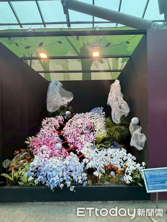 ▲「2026台灣國際蘭展暨花卉科技展」蘭花景觀競賽「最佳人氣獎」票選進入最後倒數。（記者林東良翻攝，下同）