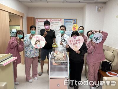 早產兒「小排骨」體重僅1100克！　醫3.5公分視野術救回小生命