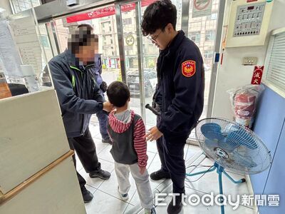 6歲萌童超商徘徊　基隆暖警耐心安撫助他平安返家