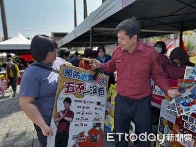 道濟福德親子文化祭登場　南消柳營分隊宣導居家用電安全